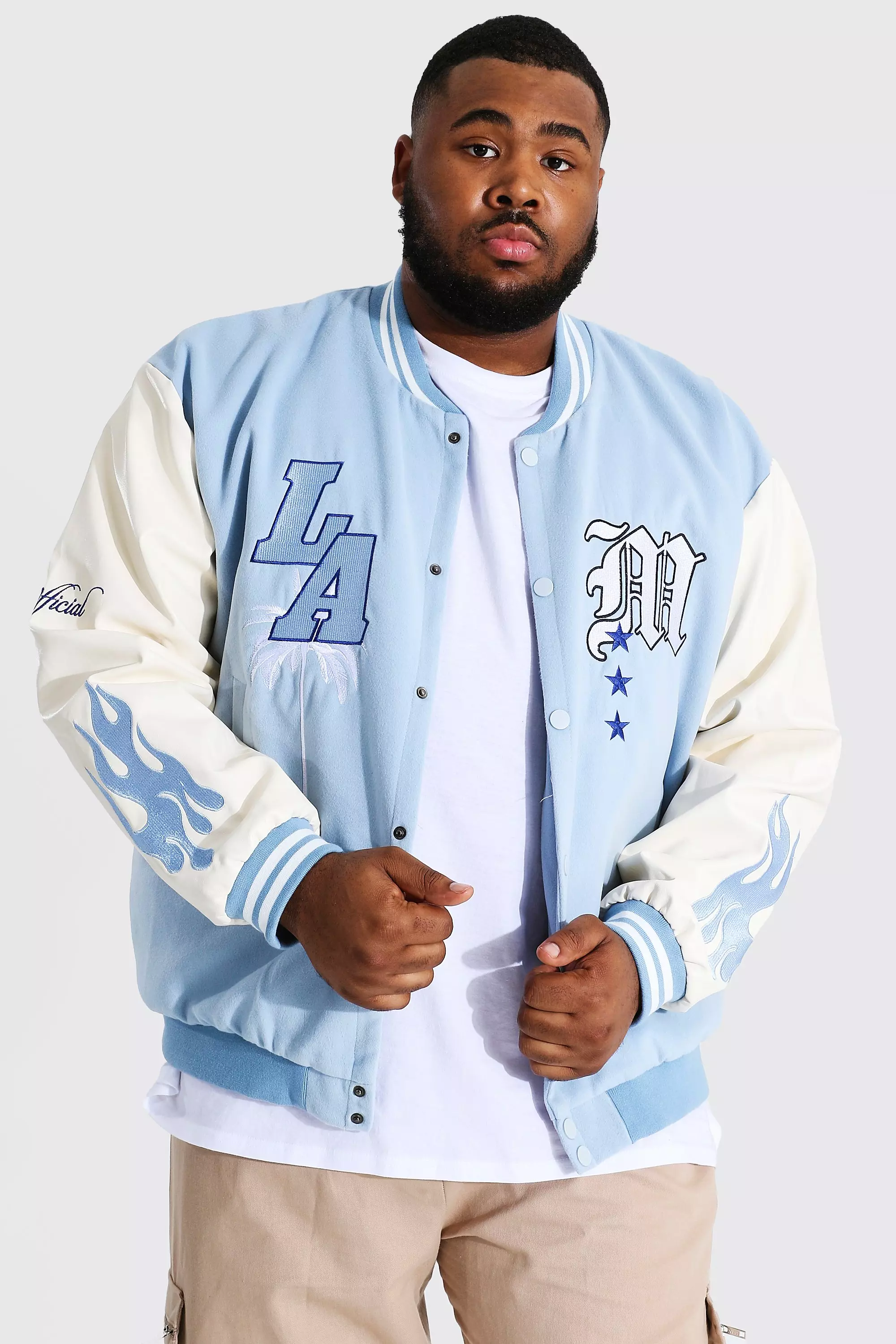 Bomber jacket 2024 light blue